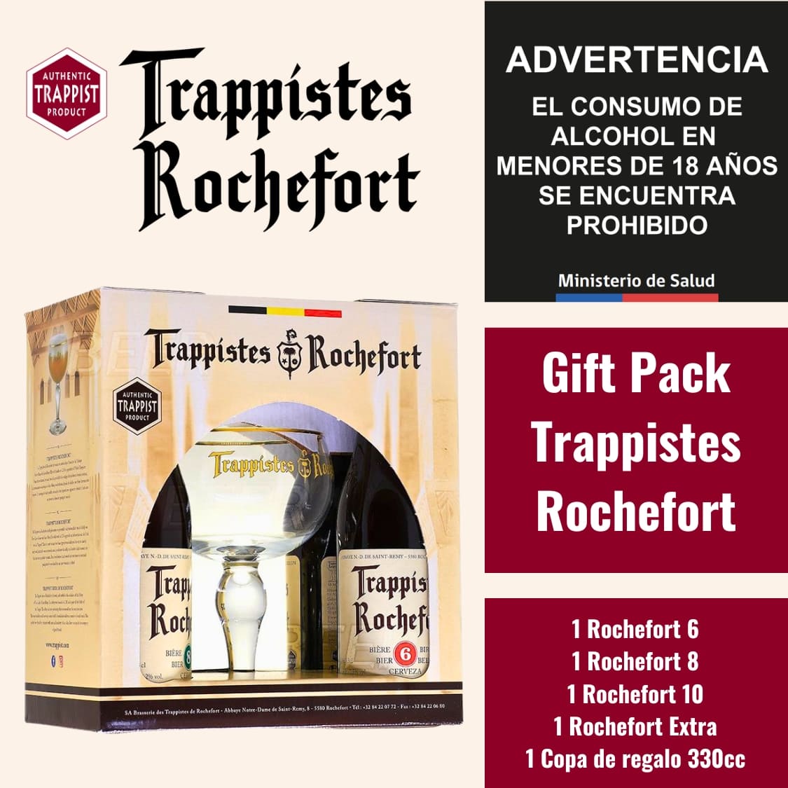 Gift Pack Trappistes Rochefort