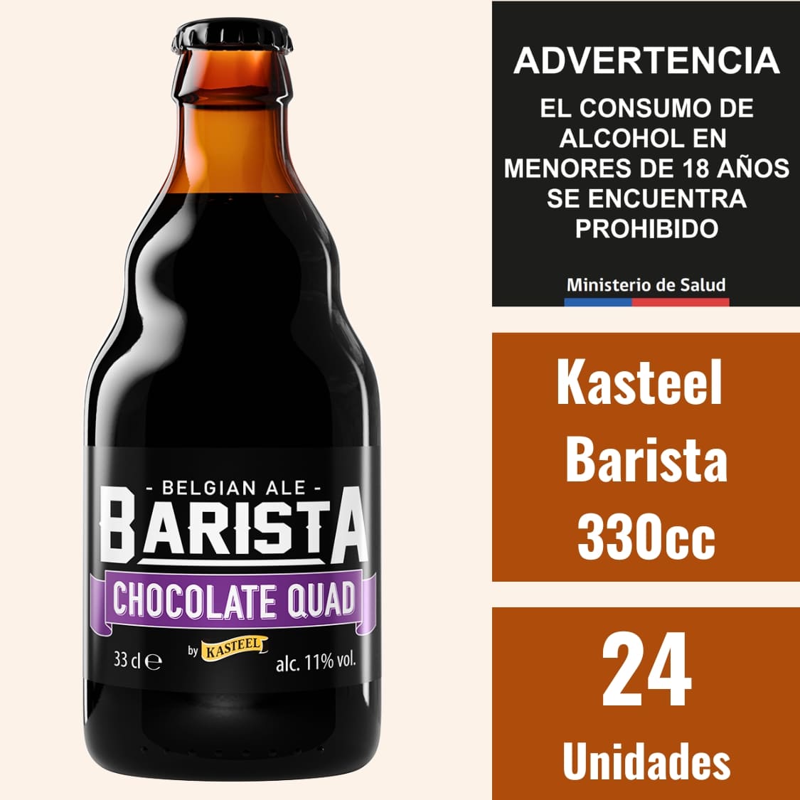 Kasteel Barista 330 ml Caja 24 Cervezas