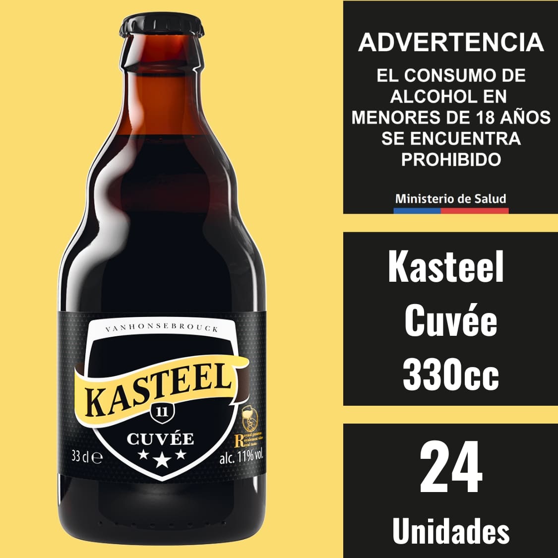 Cuvee Du Chateau 330 ml Caja 24 Cervezas