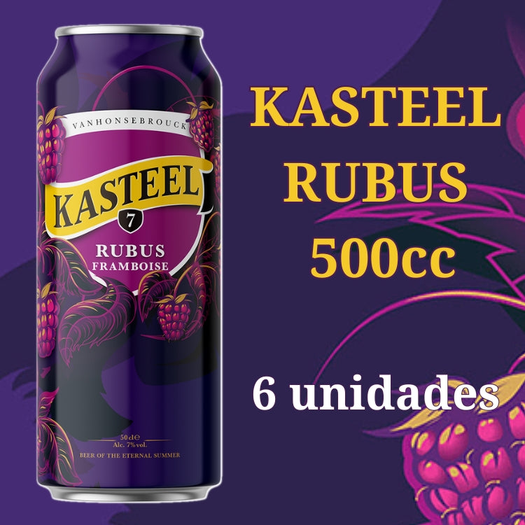 Kasteel Rubus Framboise Lata 500cc Caja 6 unidades