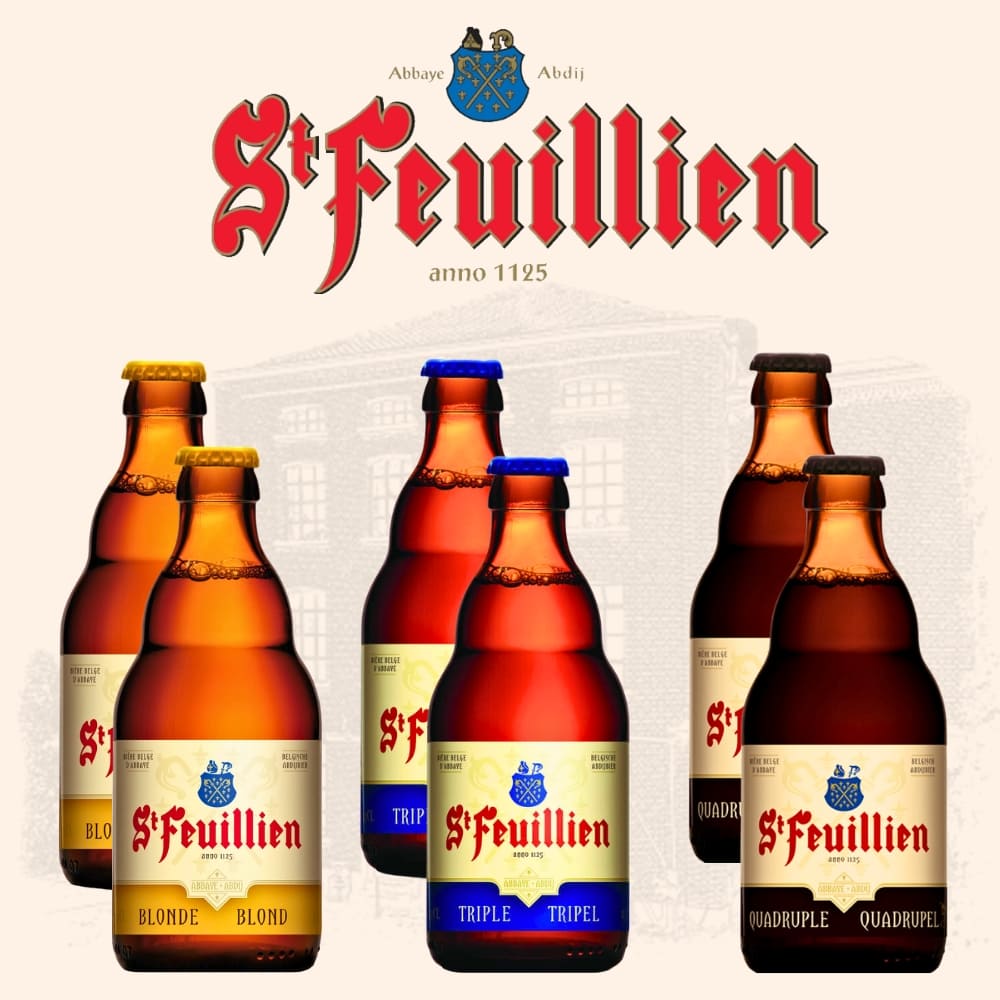 Mix Cervezas St. Feuillien 330cc - Caja 6 Unidades