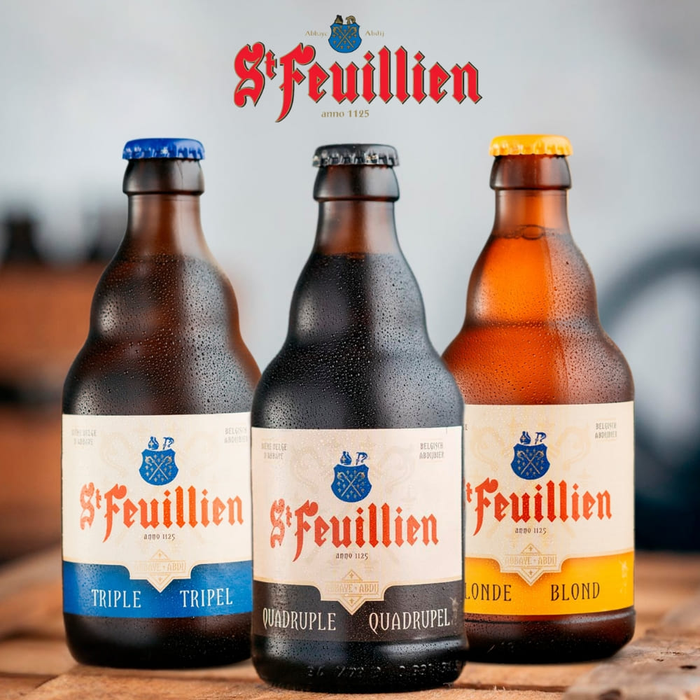 Mix Cervezas St. Feuillien 330cc - 24 Unidades
